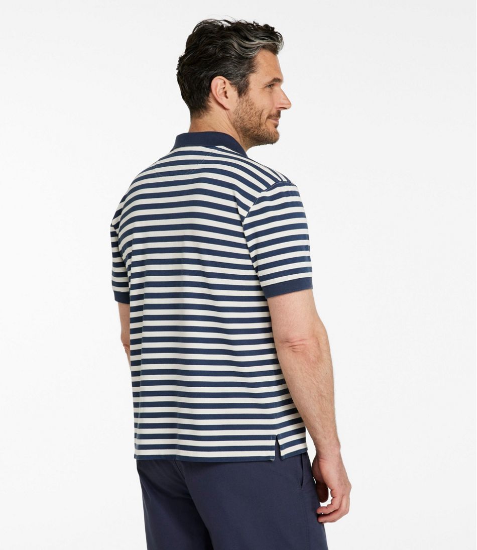 Men's Casco Bay Rugged Polo, Short-Sleeve, Stripe | L.L.Bean US