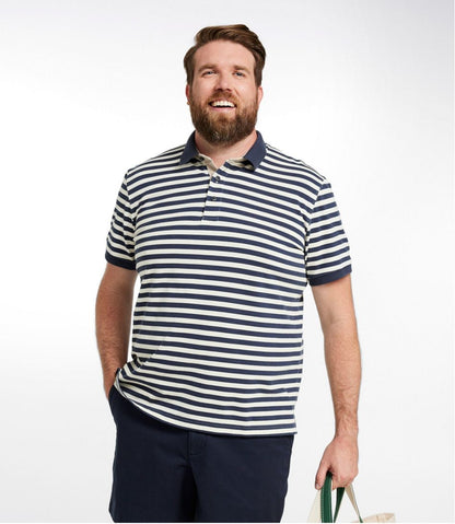 Men's Casco Bay Rugged Polo, Short-Sleeve, Stripe | L.L.Bean US