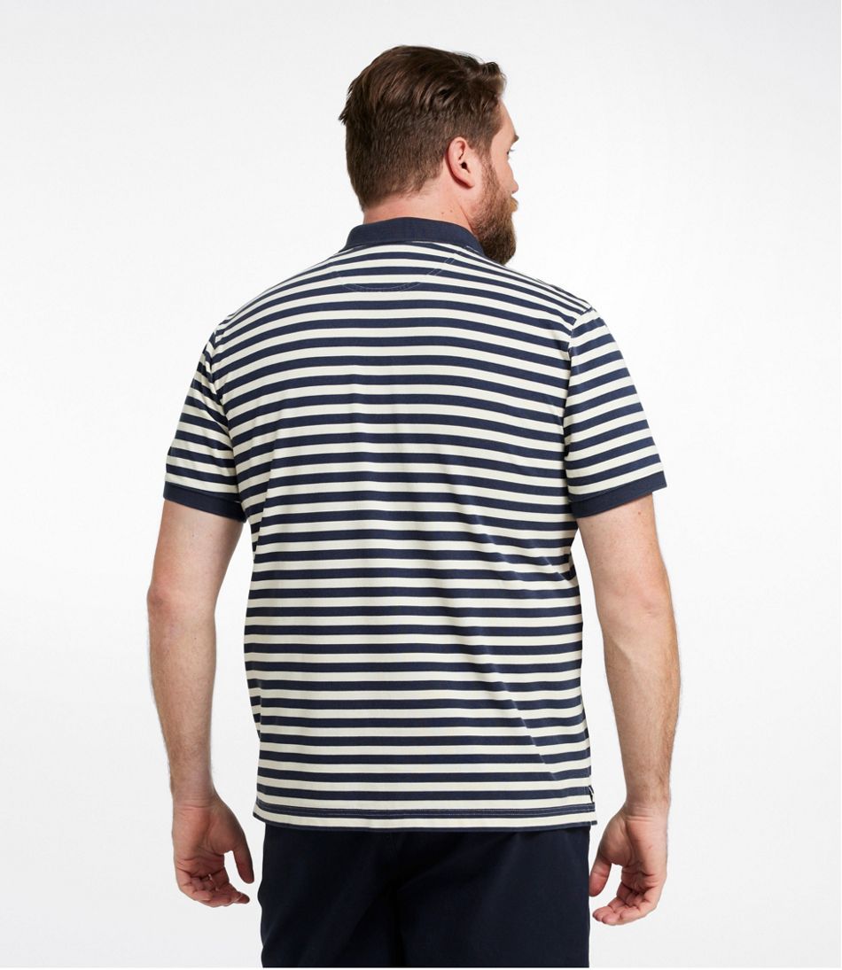 Men's Casco Bay Rugged Polo, Short-Sleeve, Stripe | L.L.Bean US
