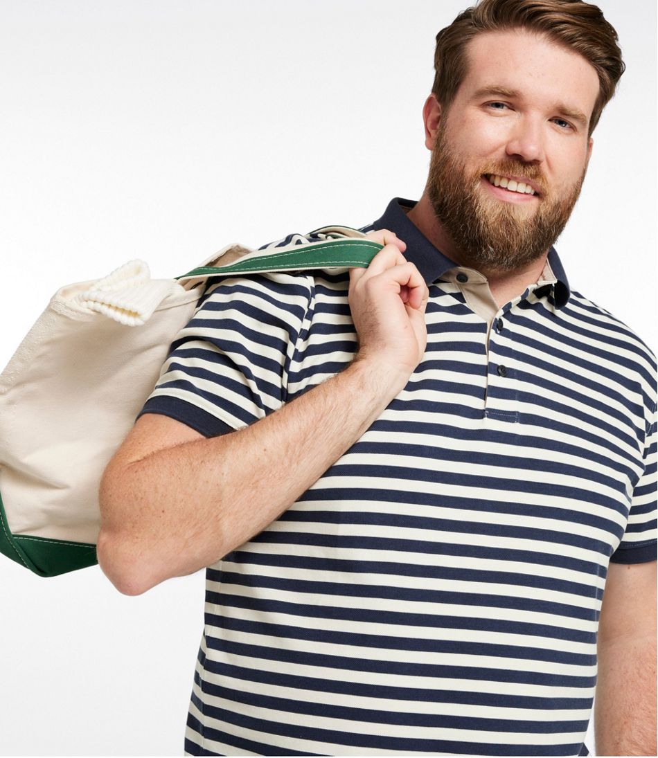 Men's Casco Bay Rugged Polo, Short-Sleeve, Stripe | L.L.Bean US