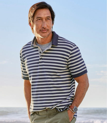 Men's Casco Bay Rugged Polo, Short-Sleeve, Stripe | L.L.Bean US