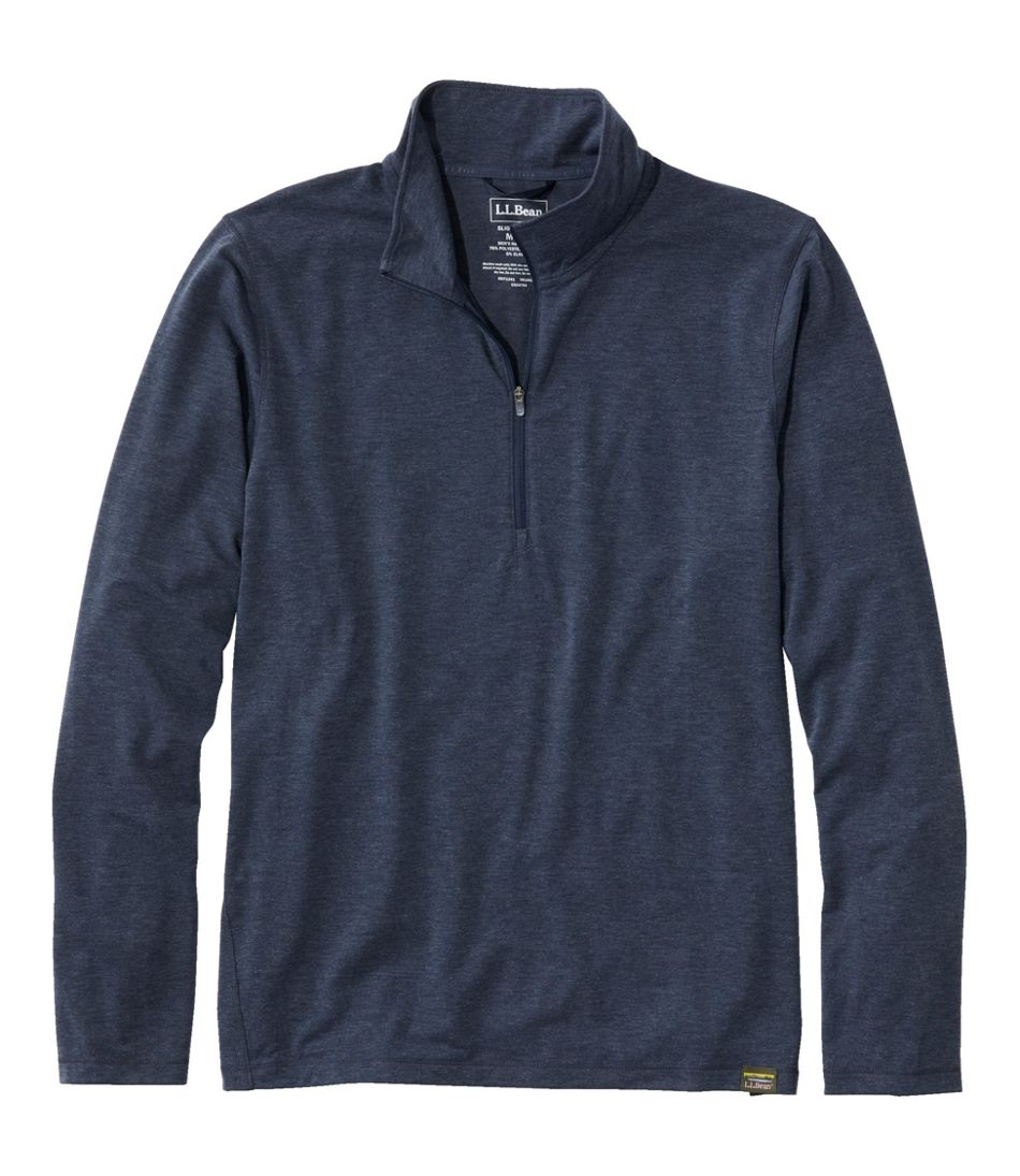 Men's Everyday SunSmart® Tee, Long-Sleeve Quarter-Zip | L.L.Bean online