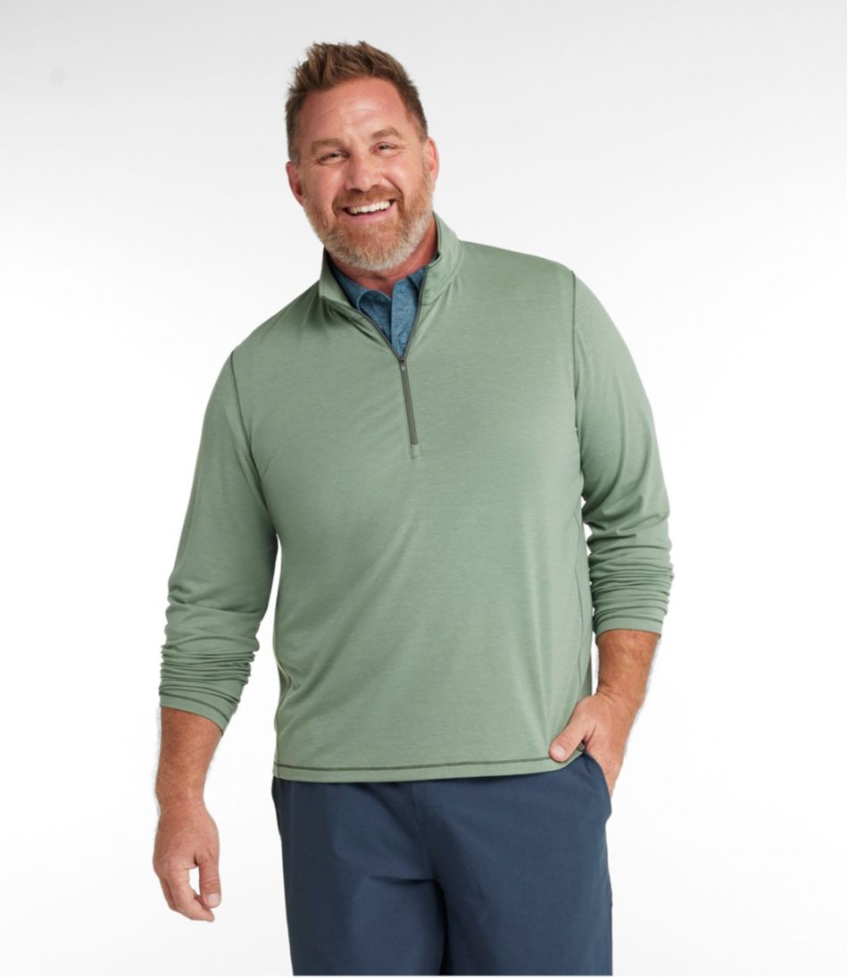 Men's Everyday SunSmart® Tee, Long-Sleeve Quarter-Zip | L.L.Bean online