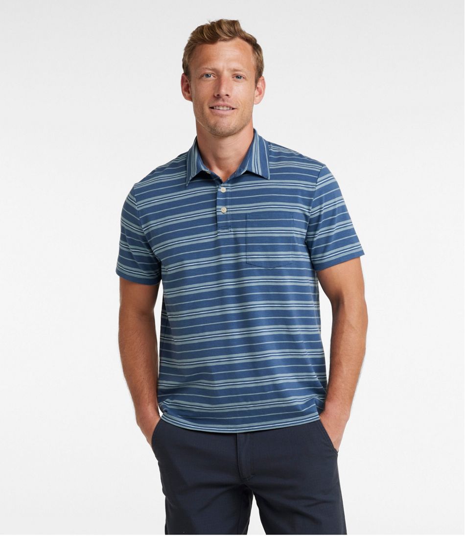 Men's Lakewashed Performance Polo, Short-Sleeve, Stripe | L.L.Bean discount