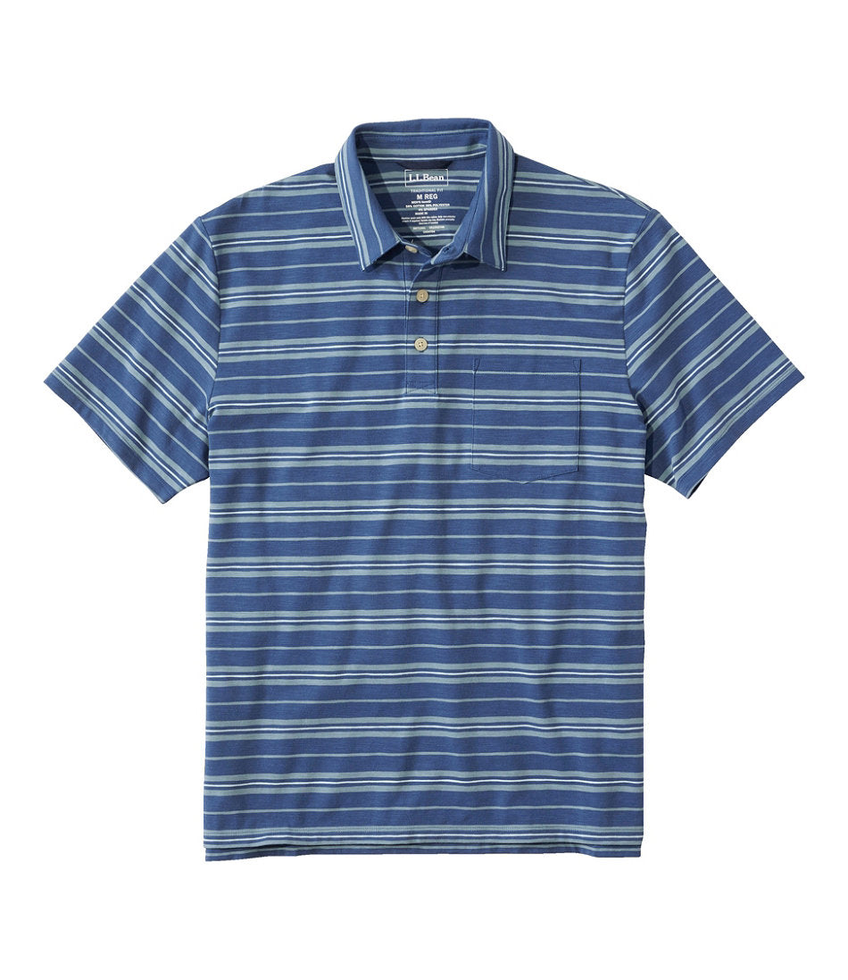 Men's Lakewashed Performance Polo, Short-Sleeve, Stripe | L.L.Bean discount