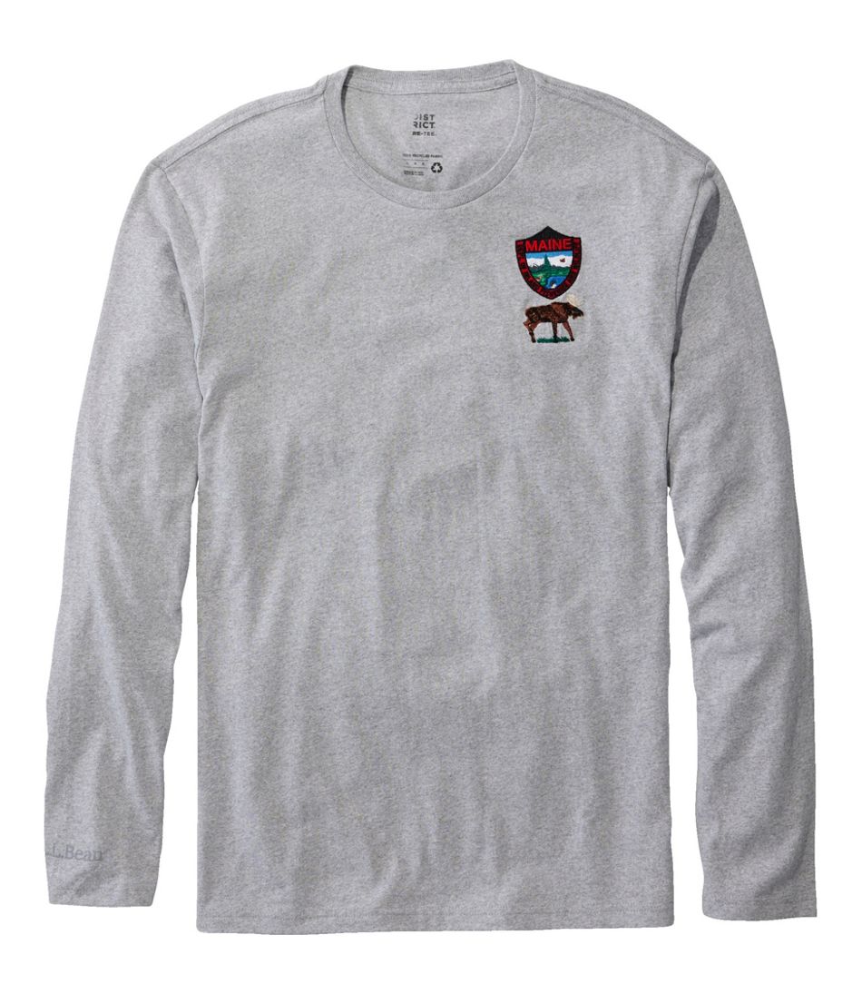 Men's MIF&W Tee, Long-Sleeve Moose | L.L.Bean discount