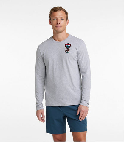 Men's MIF&W Tee, Long-Sleeve Moose | L.L.Bean discount