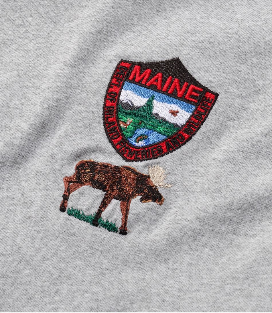 Men's MIF&W Tee, Long-Sleeve Moose | L.L.Bean discount