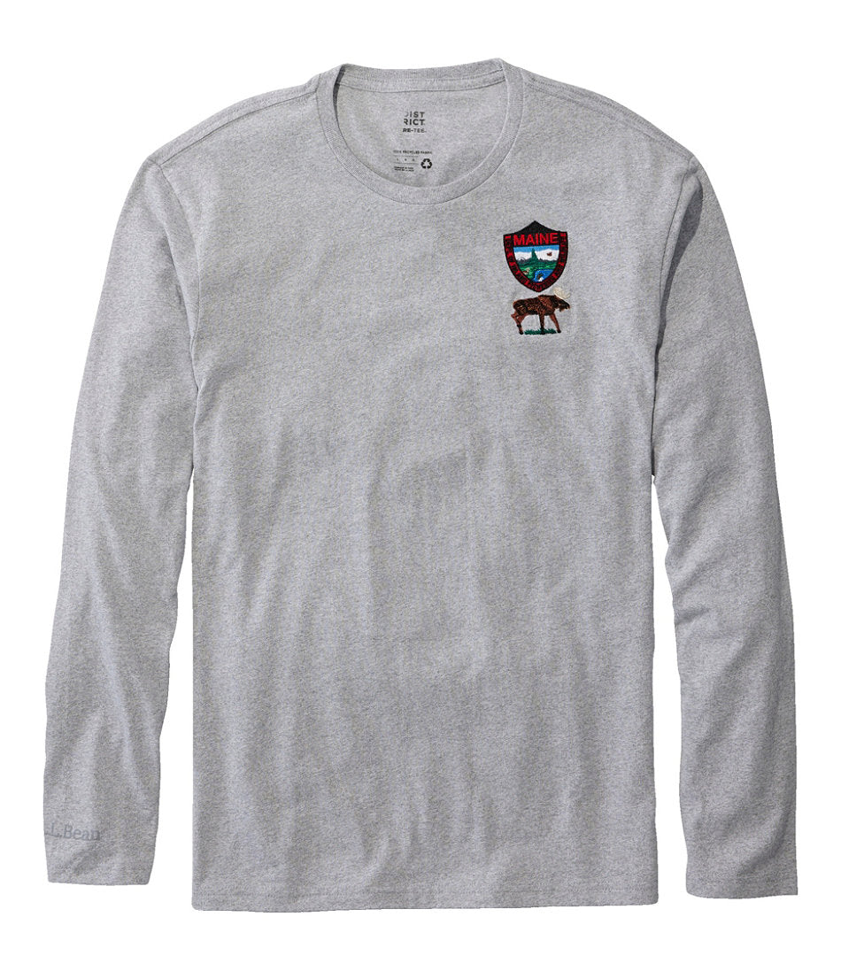 Men's MIF&W Tee, Long-Sleeve Moose | L.L.Bean discount