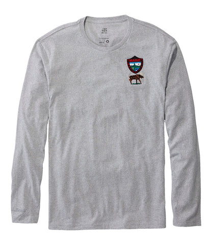 Men's MIF&W Tee, Long-Sleeve Moose | L.L.Bean discount