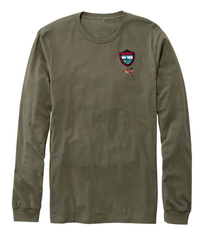 Men's MIF&W Tee, Long-Sleeve White-Tailed Deer | L.L.Bean on sale