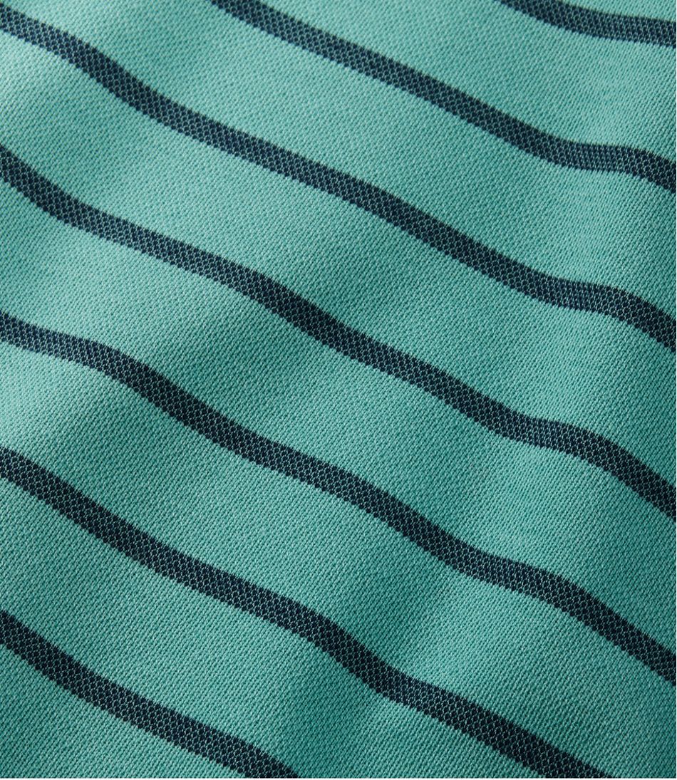 Men's Comfort Stretch Performance® Polo, Short-Sleeve, Slightly Fitted, Stripe | L.L.Bean online