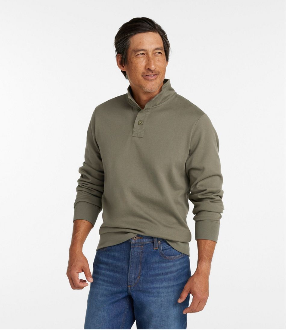 Men's Bean's Vintage Soft Rugby, Mockneck | L.L.Bean US