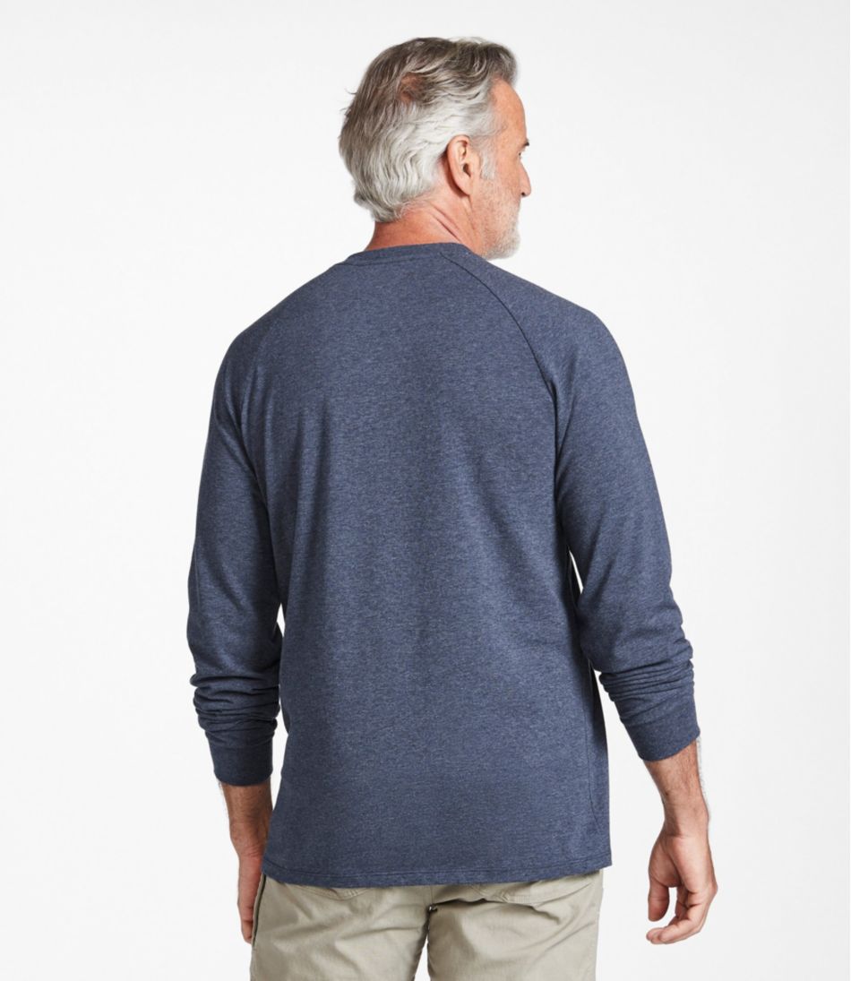 Men's Comfort Stretch Pima Tee Shirt, Long-Sleeve Henley | L.L.Bean discount
