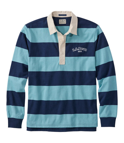 Men's Bean's Vintage Soft Rugby, Stripe Embroidered | L.L.Bean sale