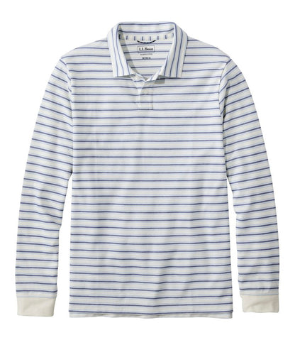 Men's Comfort Stretch Performance® Polo, Long-Sleeve, Stripe | L.L.Bean on sale