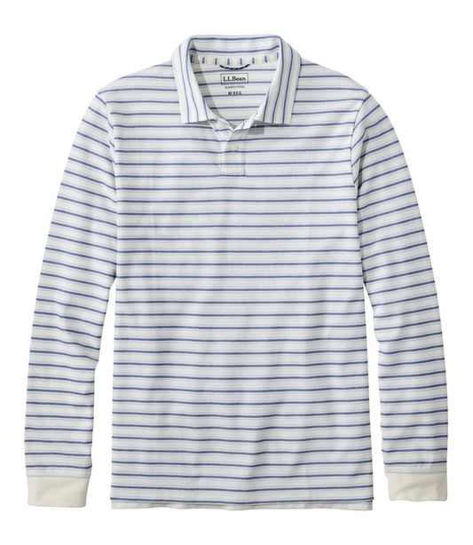 Men's Comfort Stretch Performance® Polo, Long-Sleeve, Stripe | L.L.Bean on sale
