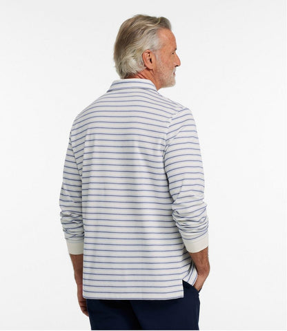 Men's Comfort Stretch Performance® Polo, Long-Sleeve, Stripe | L.L.Bean on sale
