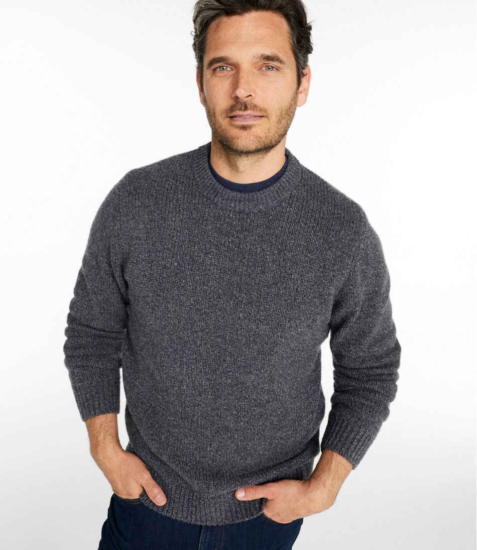 Men's Bean's Classic Ragg Wool Sweater, Crewneck | L.L.Bean online