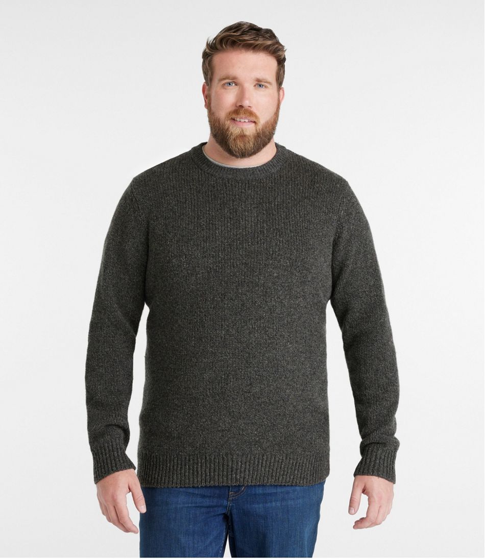 Men's Bean's Classic Ragg Wool Sweater, Crewneck | L.L.Bean online
