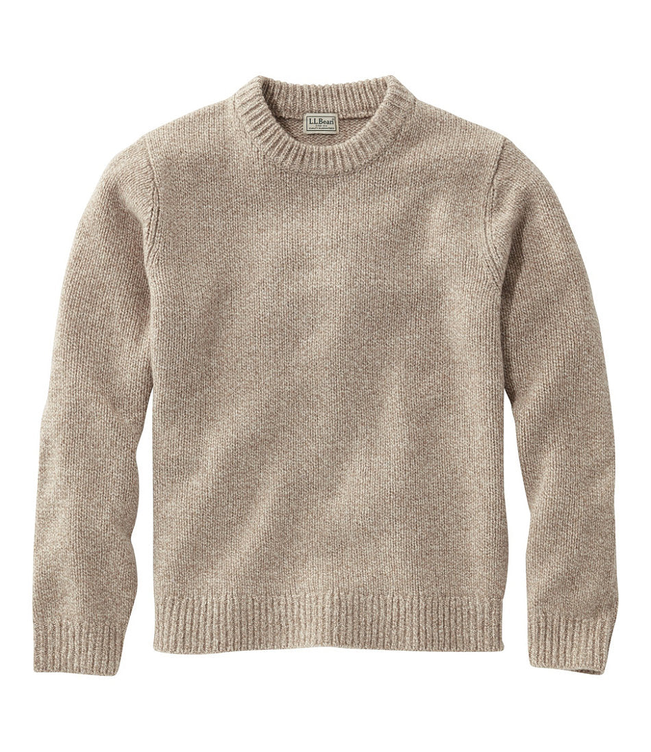 Men's Bean's Classic Ragg Wool Sweater, Crewneck | L.L.Bean online