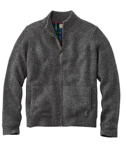 Men's Classic Ragg Wool Sweater, Full-Zip Flannel-Lined | L.L.Bean US