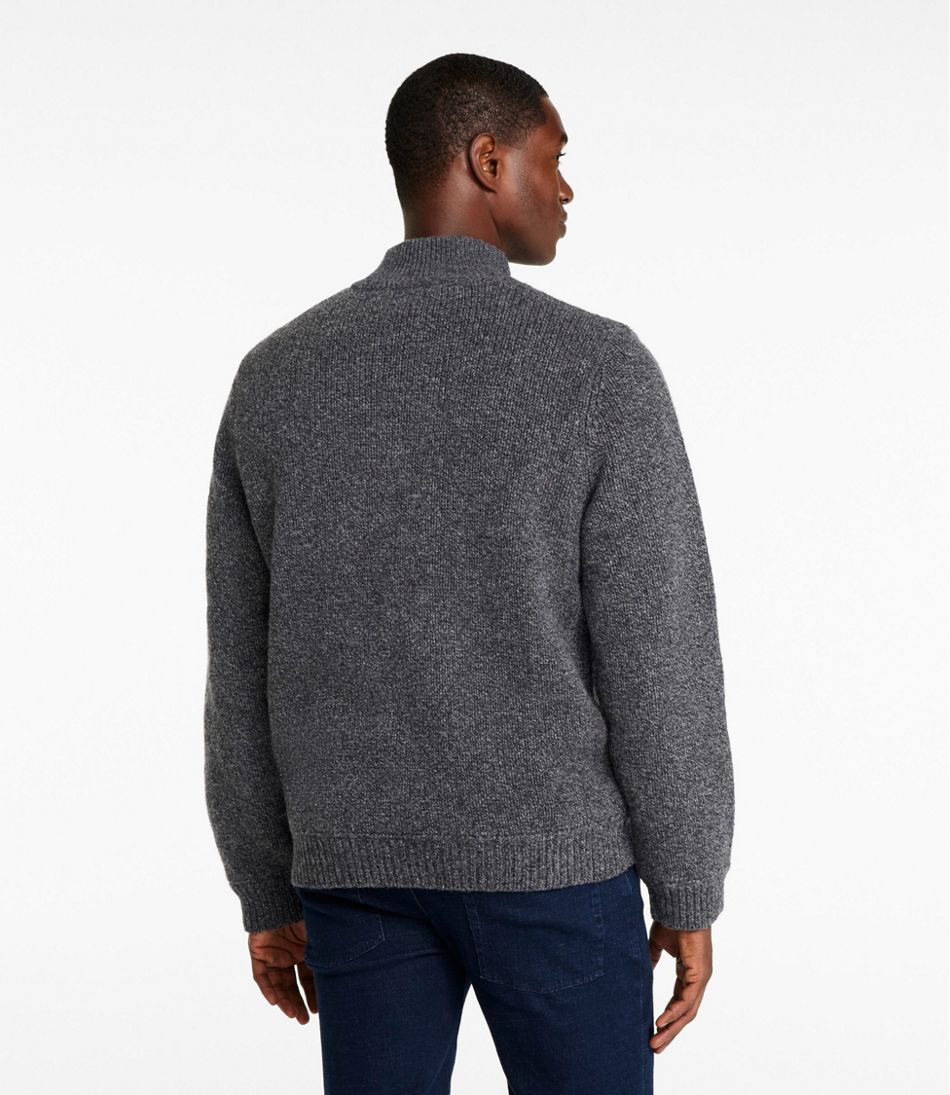 Men's Classic Ragg Wool Sweater, Full-Zip Flannel-Lined | L.L.Bean US