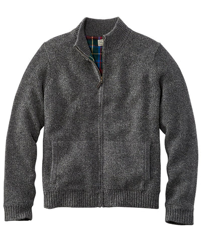 Men's Classic Ragg Wool Sweater, Full-Zip Flannel-Lined | L.L.Bean US