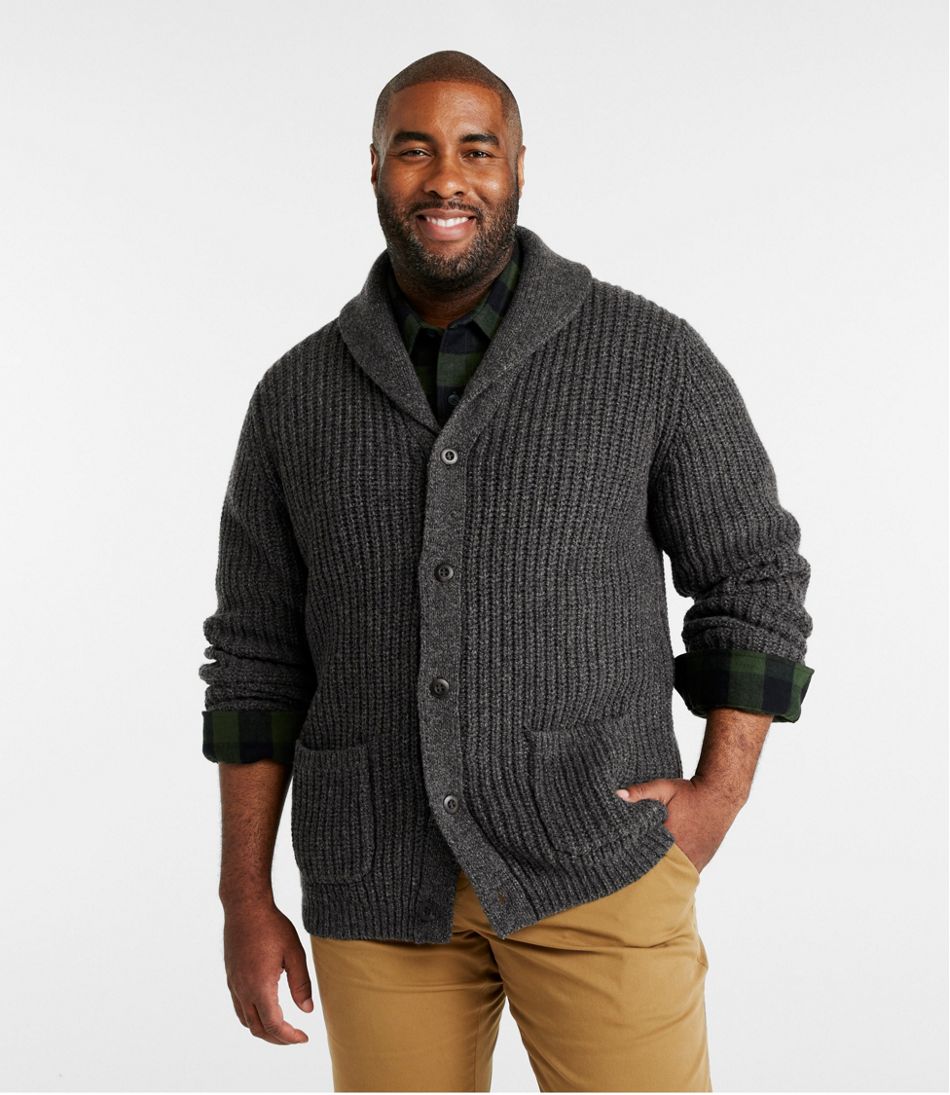Men's Classic Ragg Wool Sweater, Cardigan | L.L.Bean outlet