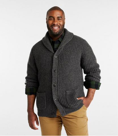 Men's Classic Ragg Wool Sweater, Cardigan | L.L.Bean outlet