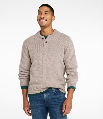 Men's Classic Ragg Wool Sweater, Henley | L.L.Bean discount