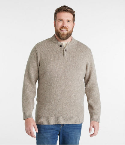 Men's Classic Ragg Wool Sweater, Henley | L.L.Bean discount
