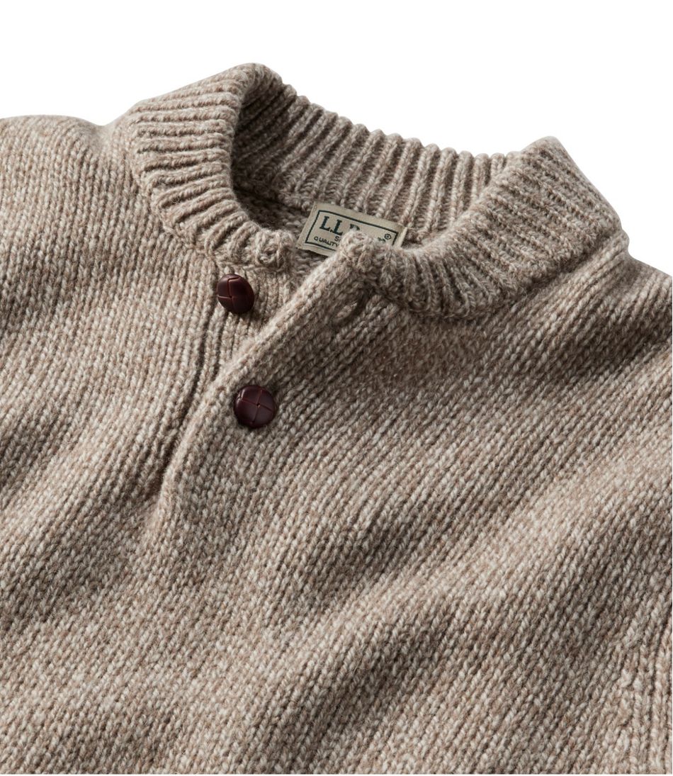 Men's Classic Ragg Wool Sweater, Henley | L.L.Bean discount