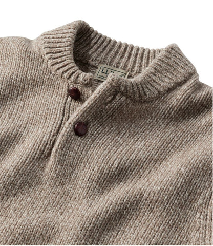 Men's Classic Ragg Wool Sweater, Henley | L.L.Bean discount