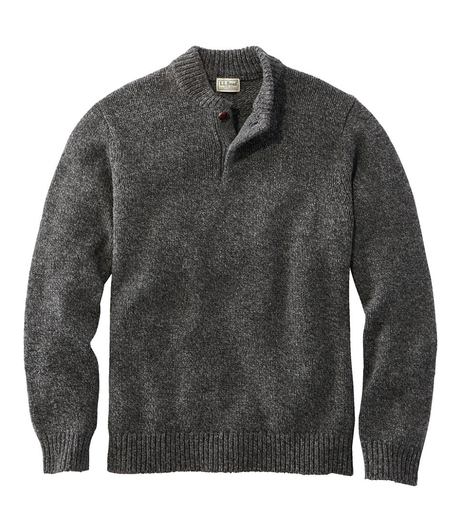Men's Classic Ragg Wool Sweater, Henley | L.L.Bean discount