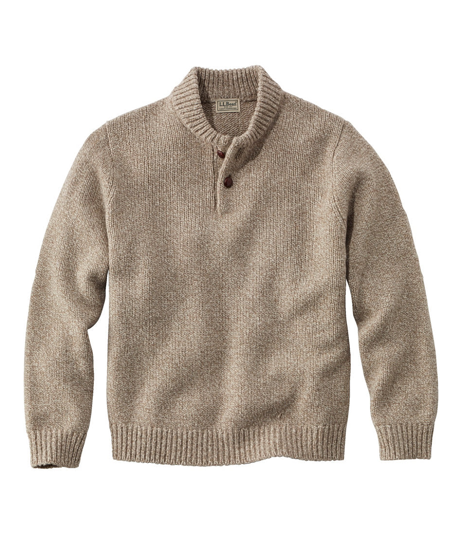 Men's Classic Ragg Wool Sweater, Henley | L.L.Bean discount