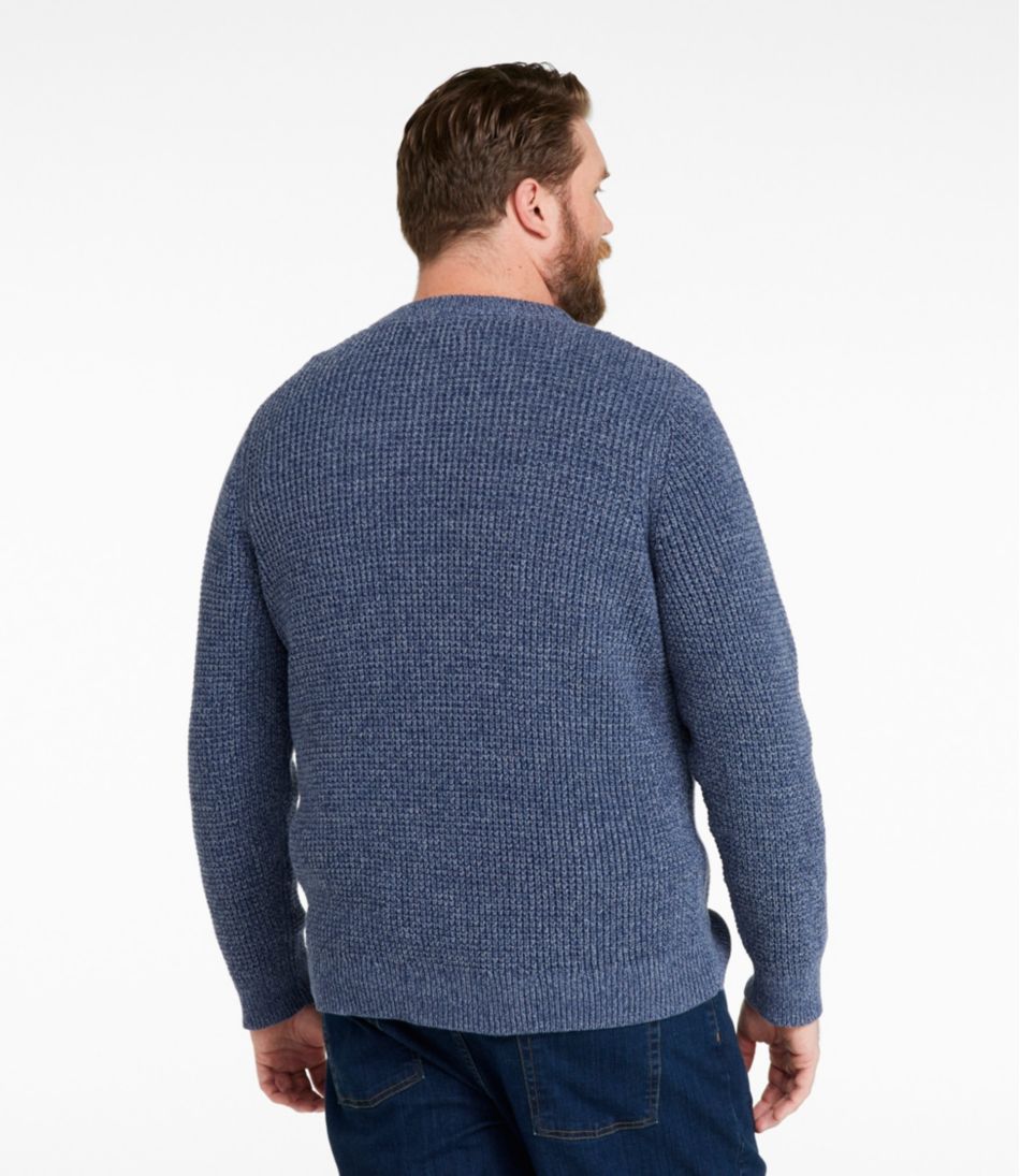 Men's Organic Cotton Waffle Sweater, Henley | L.L.Bean for sale