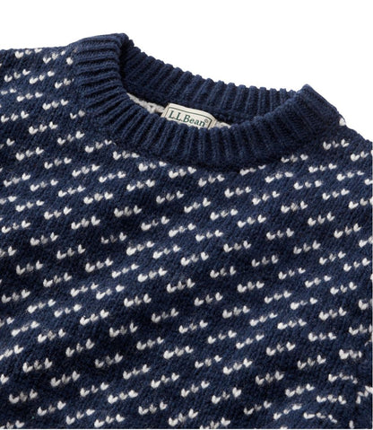 Men's Bean's Classic Ragg Wool Sweater, Crewneck, Bird's-Eye | L.L.Bean discount