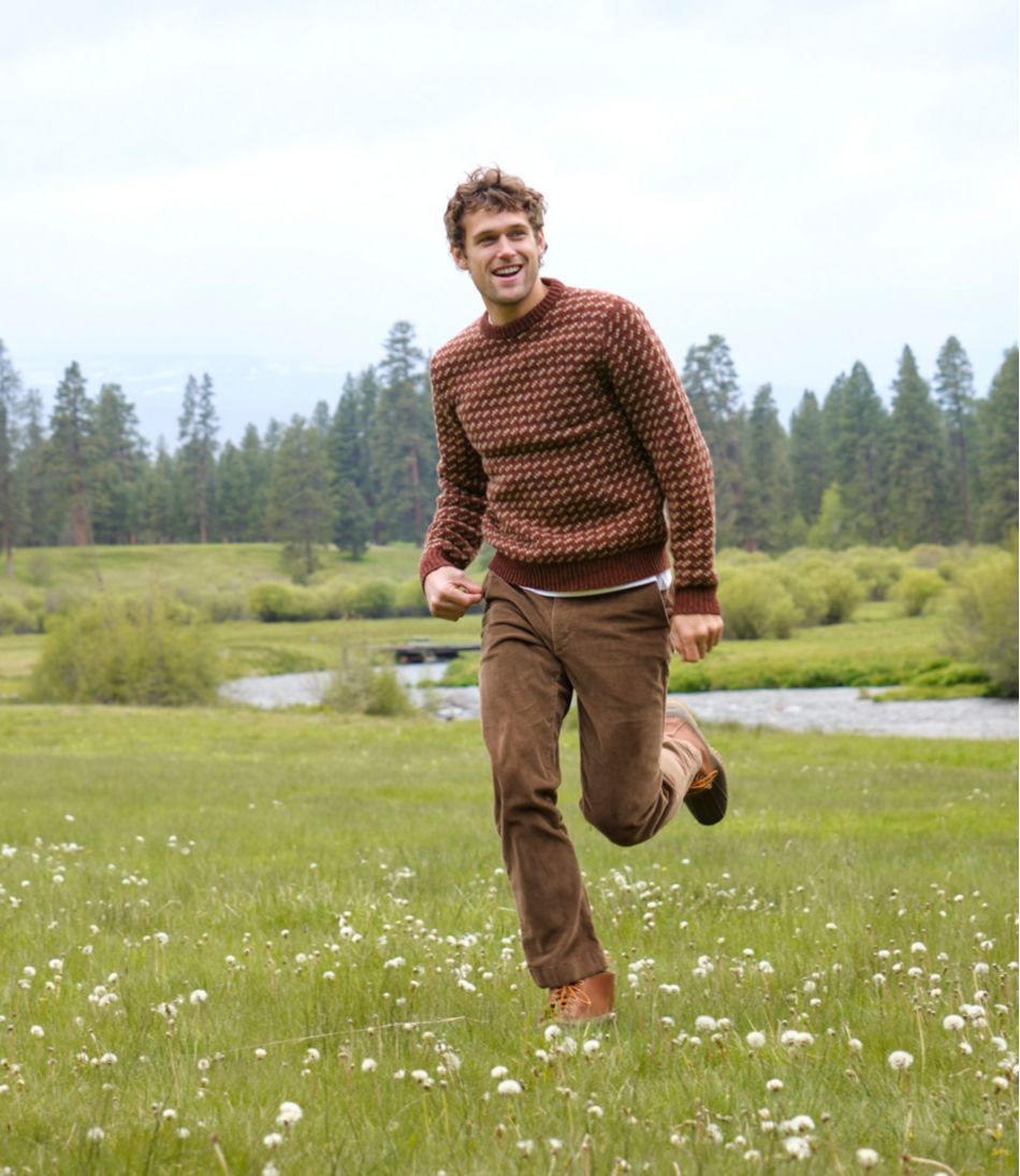 Men's Bean's Classic Ragg Wool Sweater, Crewneck, Bird's-Eye | L.L.Bean discount