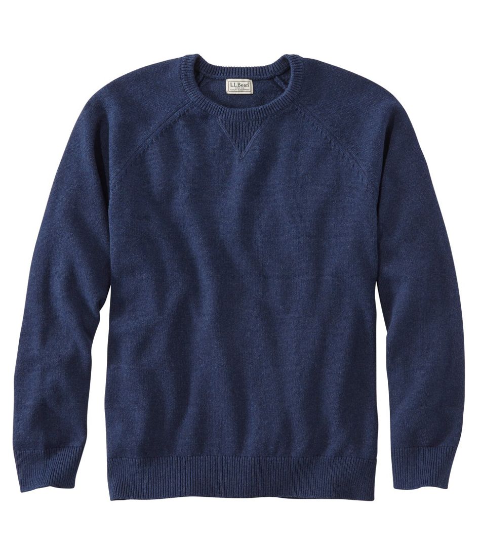 Men's Wicked Soft Cotton/Cashmere Sweater, Crewneck | L.L.Bean online