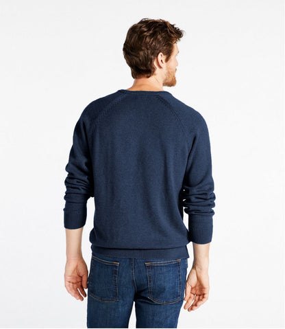 Men's Wicked Soft Cotton/Cashmere Sweater, Crewneck | L.L.Bean online