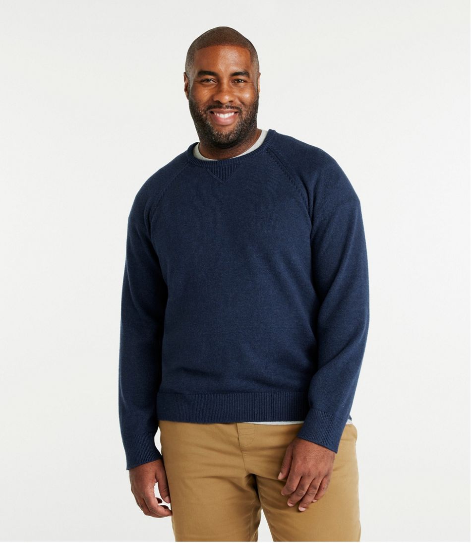 Men's Wicked Soft Cotton/Cashmere Sweater, Crewneck | L.L.Bean online