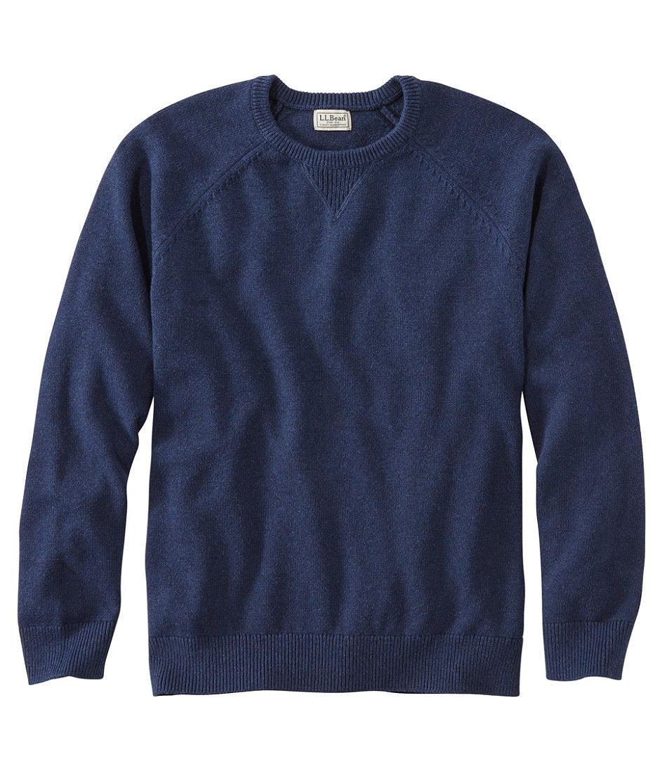 Men's Wicked Soft Cotton/Cashmere Sweater, Crewneck | L.L.Bean online