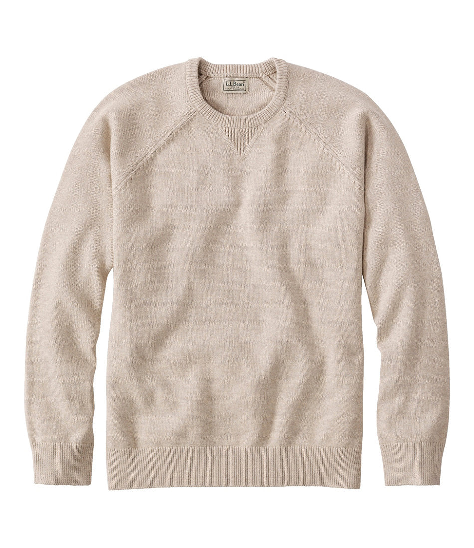 Men's Wicked Soft Cotton/Cashmere Sweater, Crewneck | L.L.Bean online