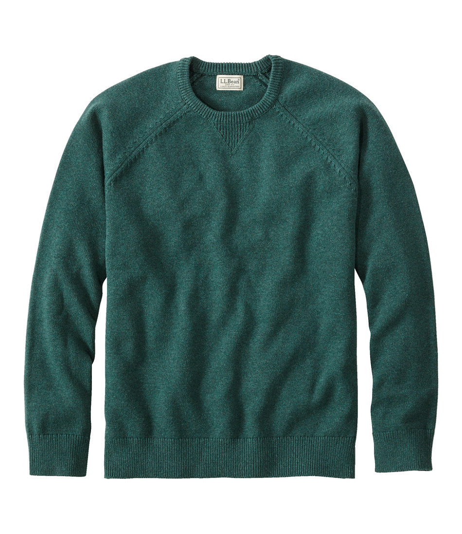 Men's Wicked Soft Cotton/Cashmere Sweater, Crewneck | L.L.Bean online