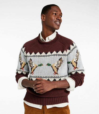 Men's Signature Organic Cotton Rollneck Sweater, Fair Isle | L.L.Bean discount