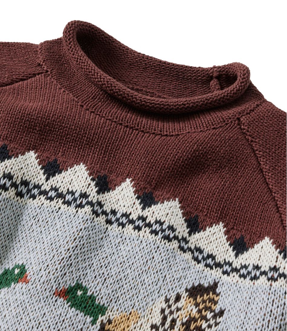 Men's Signature Organic Cotton Rollneck Sweater, Fair Isle | L.L.Bean discount