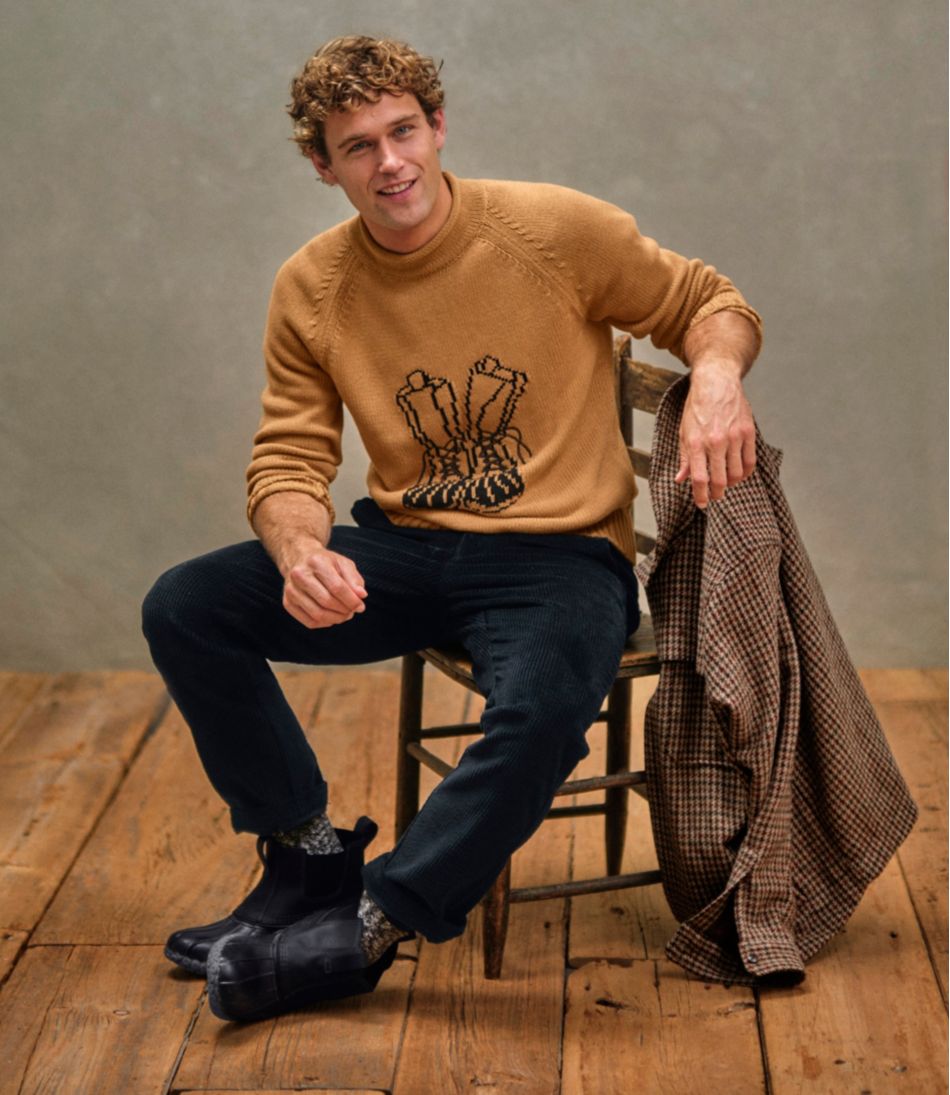 Men's Signature Organic Cotton Rollneck Sweater, Fair Isle | L.L.Bean discount
