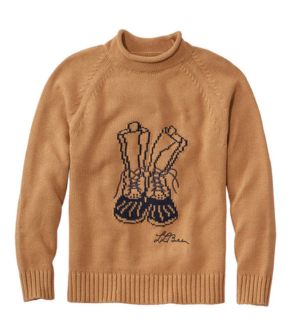 Men's Signature Organic Cotton Rollneck Sweater, Fair Isle | L.L.Bean discount