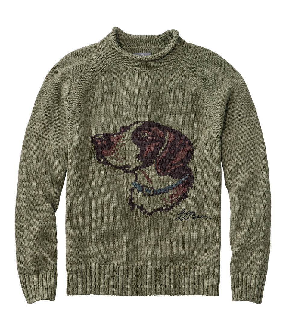 Men's Signature Organic Cotton Rollneck Sweater, Fair Isle | L.L.Bean discount